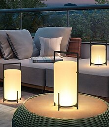 cheap -Outdoor Standing Lamp Waterproof IP65 Plug In Courtyard Lamp Landscape Atmosphere Lawn Terrace Garden Layout Balcony Power Adapter 110-240V