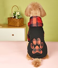 preiswerte -Hund Katze Kapuzensweatshirt Mode Niedlich Winter Weich Waschbar Bequem Outdoor Alltagstauglich Hundebekleidung for Bichon Frise Pudel Zwergspitz Baby Haustier Papillon