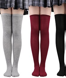 cheap -Over Knee Thigh Socks Knee-High Warm Stocking Women Boot Sock Leg Warmer High Socks for Daily Wear Cosplay