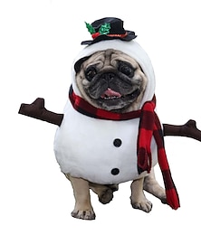 halpa -Koirat Kissat Asut Jouluinen asu Muoti Juhla Talvi Hengittävä Pehmeä Pestävä Mukava Juhla Halloween Rento / arki Festivaali Bichon Frise Pomeranian Pienelle lemmikille papillon Small