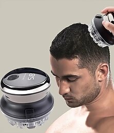 זול -קוצץ שיער לגברים לחיתוך שיער תצוגת לד אלחוטי גוזם שיער נטען גוזם גוף מתכת ערכת טיפוח טיפוח זקן מספרה מקצועית
