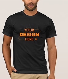 Недорогие -Мужская футболка на заказ из 100% хлопка, персонализированная футболка с фотодизайном и графическим принтом для байкеров, повседневная летняя футболка