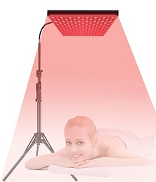 voordelige -45w fysiotherapielamp therapielamp met standaard beugel rood licht led getimed paneel infrarood fototherapie lamp voor thuis zelfgebruik