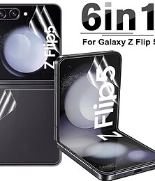 economico -2 set Pellicola salvaschermo + proteggi obiettivo fotocamera Proteggi schermo posteriore Per Samsung Galaxy Capovolgi Z 6 Z Flip 5 TPU idrogel Anti Bolle Anti-impronte Alta definizione (HD) Ultra