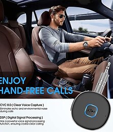 abordables -Récepteur Bluetooth aux voiture Bluetooth récepteur audio convertisseur 5.0 adaptateur Bluetooth