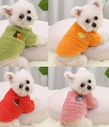 preiswerte -Hunde Katzen Pullover Süssigkeiten Farben Süß Winter Warm Atmungsaktiv Weich Waschbar Komfortabel Outdoor Casual Hundebekleidung for Bichon Frise Spitz kleines Haustier Schmetterling Small