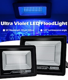 abordables -Reflector LED UV de 395nm, lámpara ultravioleta de 220v, 72leds, 144leds, 180leds, luz negra para escenario, resistente al agua, retroiluminación de escenario para Fiesta disco