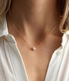 abordables -Femme Colliers Mode Extérieur Géométrie Collier