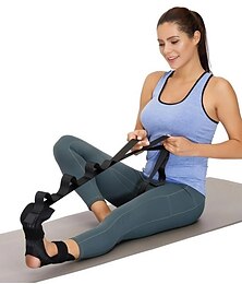 economico -alleviare dolorosi speroni calcaneari, fascite plantare, tendinite di Achille & tendine del ginocchio con questo piede da 1 pezzo & cinghia per allungare le gambe!