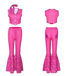 abordables -muñeca Pantalones Accesorios Mujer Cosplay de película Y2K Rosa Víspera de Todos los Santos Carnaval Mascarada Cima Bufanda