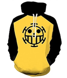 abordables -One Piece Monkey D.Luffy Costume de Cosplay Sweat à capuche Anime Graphic 3D Imprimé Harajuku Art graphique Pour Homme Femme Adulte Rentrée scolaire