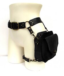 abordables -Punk & Gothique Médiéval Steampunk Sac Médecin de la peste Couleur Unie Homme Femmes Carnaval Mascarade Rentrée scolaire Soirée Occasion Spéciale Adulte Sac