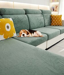 halpa -venyvä sohva istuintyynynpäällinen liukupäällinen, maaginen sohvapäällinen sohvan nojatuoli loveseat 4 tai 3 istuttava harmaa musta punainen pehmeä kestävä pestävä