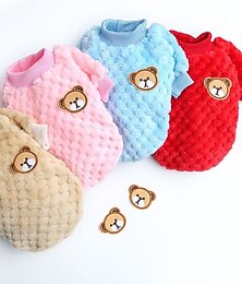 preiswerte -Hunde Katzen Pyjamas Modisch Kuschelig Winter Weich Waschbar Komfortabel Innen Casual Hundebekleidung for Bichon Frise Pudel Spitz kleines Haustier Schmetterling