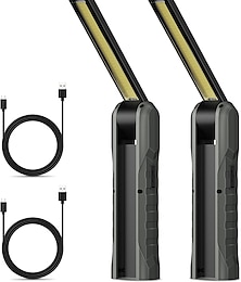 preiswerte -2St 1 Stück 5 W Taschenlampen & Campinglichter Arbeitsscheinwerfer Multi-Funktion COB Mehrfachnutzung Kühles Weiß 3.7 V 2 LED-Perlen