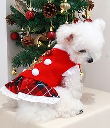 halpa -Koirat Kissat Hameet Muoti söpö tyyli Talvi Pehmeä Pestävä Mukava Joulu ulko- Rento / arki Festivaali Bichon Frise Villakoira Pomeranian Pienelle lemmikille papillon