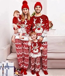 halpa -Perhe-joulupukki Sukupuolineutraali söpö tyyli Lasten Aikuisten Joulu jouluaatto Juhlat Uudenvuoden aatto Kokopuku