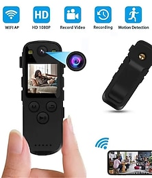 abordables -nouveau mini wifi hotspot caméra corporelle fhd 1080p caméra montée petit enregistreur photo vidéo portable clip cam caméscope webcam voiture dvr sport dv