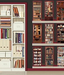 economico -Scaffali per libri vintage, coperture per porte, arazzi per porte, decorazioni per tende per porte, fondali per porte, banner per porte d'ingresso, forniture per decorazioni per feste in fattoria