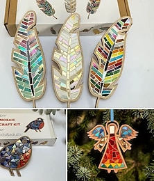 levne -mozaiková řemeslná sada pro dospělé a děti, pryskyřicové vánoční dárky, nápad na vánoční dárek