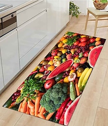 voordelige -fruit keukenmat antislip oliebestendige vloermat tapijt binnen buiten mat slaapkamer decor badkamer mat entree tapijt deurmat