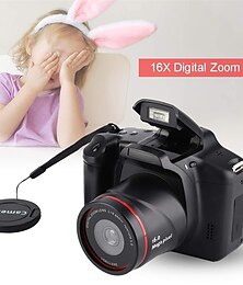 billiga -digitalkamera 720p 16x zoom dv-blixtlampa brännare bröllopsinspelning digitalkamera för att spela in videor (tf-kort ingår ej)