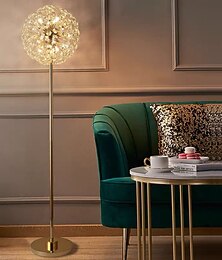 お買い得  -モダンなフロアランプ屋内エレガントなフロアランプモダンなリビングルームの寝室クリスタルスタンディングランプ創造的な人格フロアランプ寝室用背の高いランプ110-240v