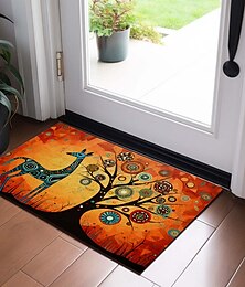 levne -strom života žirafa rohožka omyvatelné koberečky kuchyňská podložka protiskluzový koberec odolný proti oleji vnitřní venkovní rohož ložnice dekorace rohožka koupelna vstupní koberec