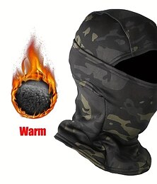 billiga -vinter vindtät varm taktisk kamouflage balaclava hatt, plus sammet varm balaclava, för cykling, körning, skidåkning