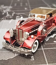 baratos -Aipin 3D Metal Assembly Model DIY Puzzle Puzzle 1934 Packard 12 Classic Car