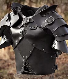 levne -Retro Středověké Renesanční Zbraně a výzbroj Chrániče na ramena Hrudník Válečník Rytíř Viking Maškarní kostým Unisex Viking předvečer Všech svatých Karneval Výkon LARP Ren Faire Dospělé Chrániče na