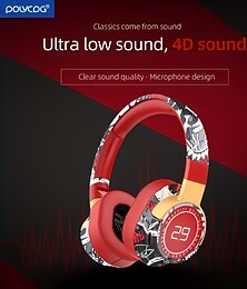 abordables -Auriculares Inalámbricos Auriculares On-Ear Auriculares Estéreo Auriculares Inalámbricos con Cancelación de Ruido para Deportes al Aire Libre y Fitness Regalos para Hombres y Mujeres Regalos para