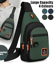 olcso -vízlepergető hevederes hátizsák nagy kapacitással – stílusos és tartós crossbody táska 4 színben iskolába, munkába vagy szabadtéri tevékenységekhez