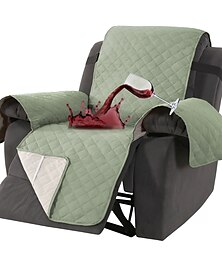 abordables -Funda impermeable para silla reclinable acolchada para silla reclinable grande, funda para asiento, protector lavable reversible con correas elásticas ajustables para niños y mascotas