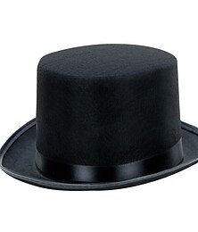 זול -רטרו\וינטאג' שנות השבעים השואגות שנות ה-20 כּוֹבַע צִילִינדר כובע גאטסבי הגדול ג'נטלמן בגדי ריקוד גברים בנים אחיד ראש השנה מסיבה פֶסטִיבָל בגדי ריקוד ילדים כובע