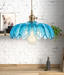 abordables -Pendentif LED moderne lampe de chevet en métal verre salle à manger bar métal galvanisé cordon réglable 110-240 v
