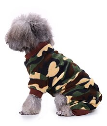 Χαμηλού Κόστους -Pet Pajamas Doggie Sweaters Small Dog Sweaters for Pets Dog Warm Sweater Puppy Clothes Dog Pajamas for Small Dogs Small Dog Outfits Small Dog Clothes Jumpsuit Polyester Winter