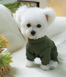 preiswerte -Hund Katze Overall Mode Party Winter Warm Atmungsaktiv Weich Waschbar Bequem Weihnachten Halloween Outdoor Alltagstauglich Hundebekleidung for Bichon Frise Zwergspitz Baby Haustier Papillon Klein