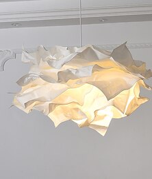 billige -papir lysekrone håndlaget sky lampeskjerm kreativ gjør-det-selv middelalder retro pendellamper lamper spisestue soverom dekorasjoner lys stue 110-240v