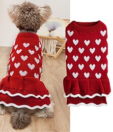 abordables -Chien Chat Pull Mignon Occasionnel Hiver Respirant Doux Lavable Confortable Extérieur Décontracté Quotidien Vêtements pour Chiens for Bichon Frisé Spitz Nain Bébé Animal Papillon Petit