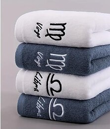 cheap -Constellation Towel 100% Cotton Towel Creative  Couple Gift Thickened Sports Face Towel Pure Cotton Towel
