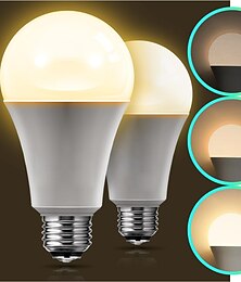 economico -lampadina a led lampadina a led a 3 vie 120w equivalente luminosità a 3 livelli lampadina a19 luce calda 3000k bianco 6000k e27 e26 base lampada a led lampada da terra lampada da tavolo lampada a