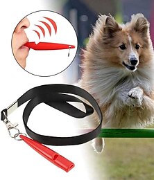 abordables -Sifflet pour chien avec lanières, sifflet ultrasonique pour arrêter d'aboyer, sifflet silencieux à haute fréquence pour l'entraînement du chien