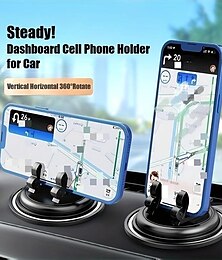 economico -Il supporto universale per telefono da auto ruotabile a 360 gradi tiene saldamente tutti gli smartphone compatibili con iPhone & telefoni Android