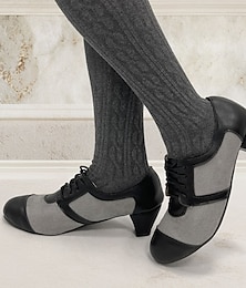Χαμηλού Κόστους -Γυναικεία Γόβες Οξφόρδη Bullock Παπούτσια Μεγάλα Μεγέθη Vintage παπούτσια Πάρτι ΕΞΩΤΕΡΙΚΟΥ ΧΩΡΟΥ Συμπαγές Χρώμα Χειμώνας Γατίσιο Τακούνι Μυτερή Μύτη Κομψό Βίντατζ Πολυτελές Σουέτ Μοκασίνια