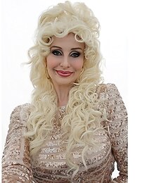 economico -Capelli Ricci Lunghi Biondi Realistici per Donne e Bambini Adatta a Tutti Resistente al Calore per Riarredare e Riutilizzare Ideale per Cosplay e Parrucche di Halloween Anime