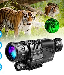 abordables -Monoculaires infrarouges à vision nocturne numérique avec écran LCD tft 1,5 et caméra infrarouge - résolution d'image 640 x 480 pour l'enregistrement en HD