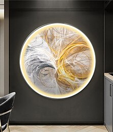 economico -led painting indoor creativo moderno stile nordico applique da parete per interni camera da letto sala da pranzo applique da parete in metallo ip20 110-120 v 220-240 v