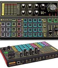 billiga -professionell ljudmixer k300 live ljudkort och ljudgränssnitt ljudkort med flera dj mixereffekter röstväxlare och led-ljusprefekt för