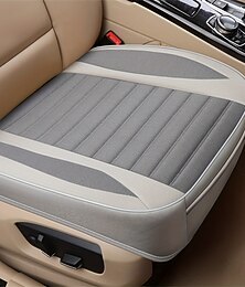 economico -coprisedile per auto copertura completa cuscino in lino stagioni universale traspirante per la maggior parte delle berline a quattro porte suv auto ultra-lusso